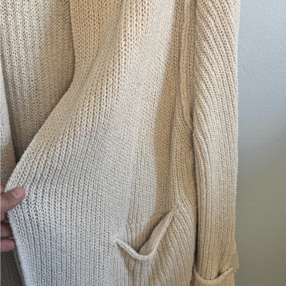 Free People Cream Knit Cardigan - Picture 4 of 6